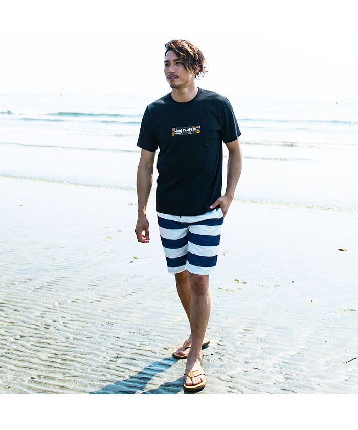 キャバリア CavariA CavariA【キャバリア】水陸両用デザインプリントショートパンツ【返品不可商品】