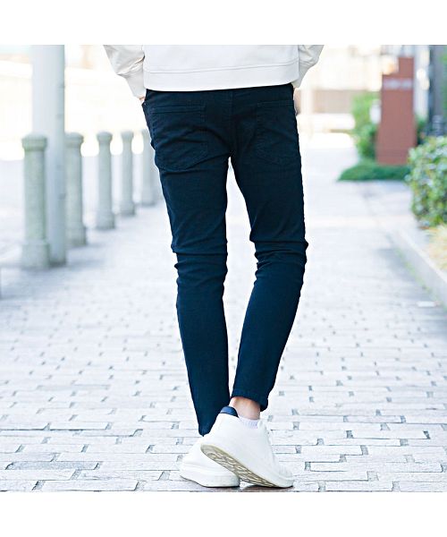 キャバリア CavariA CavariA ダメージ加工入りスーパーストレッチスキニーパンツ