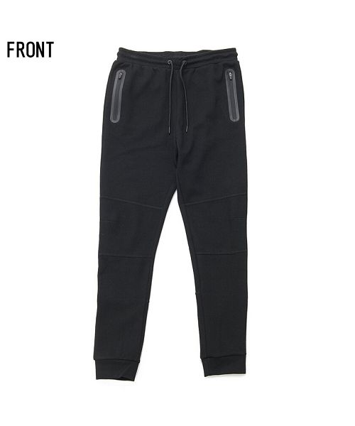 Cavalier CavariA CavariA Cavalier Pants Men's Skinny Pants Rib Pants Sweat Slim Fit Skinny Slim Water-Repellent black white gray M L Street