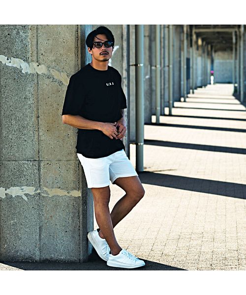 キャバリア CavariA CavariA ストレッチ裏毛スウェットショーツ ハーフパンツ メンズ ショーツ ショートパンツ ボトムス スウェット スエット スウェットパンツ スリム 細身