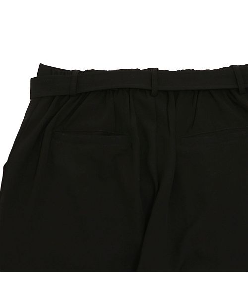 キャバリア CavariA CavariA ベルト付きワイドパンツ メンズ スラックス ベルト付き ストレッチ 伸縮性 ワイドパンツ イージーパンツ 大人 きれいめ きれい目  M L ト （D.GRY(ダークグレー)） D.GRY(ダークグレー)