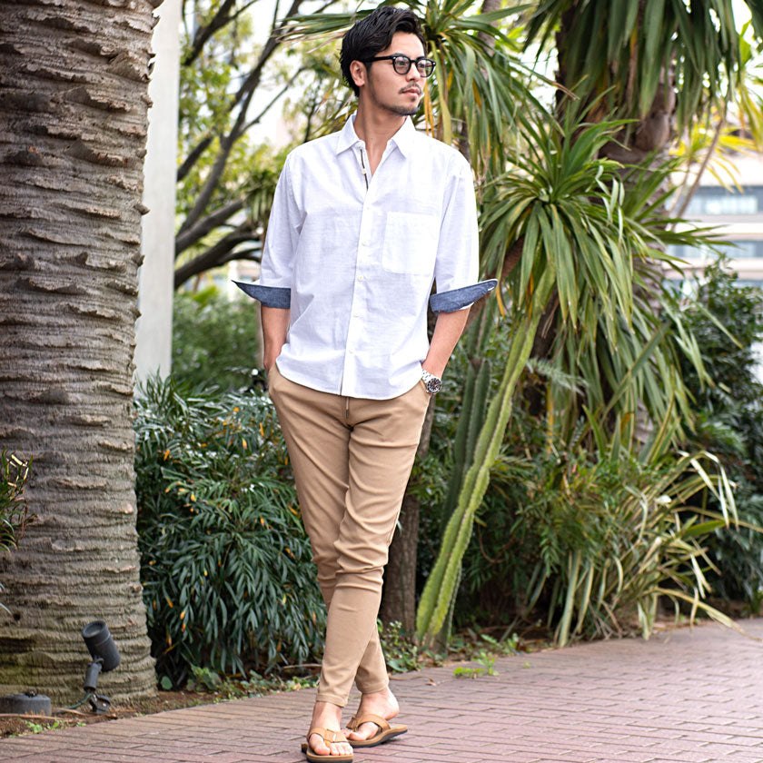 キャバリア CavariA CavariA 接触冷感スキニーパンツ ストレッチ