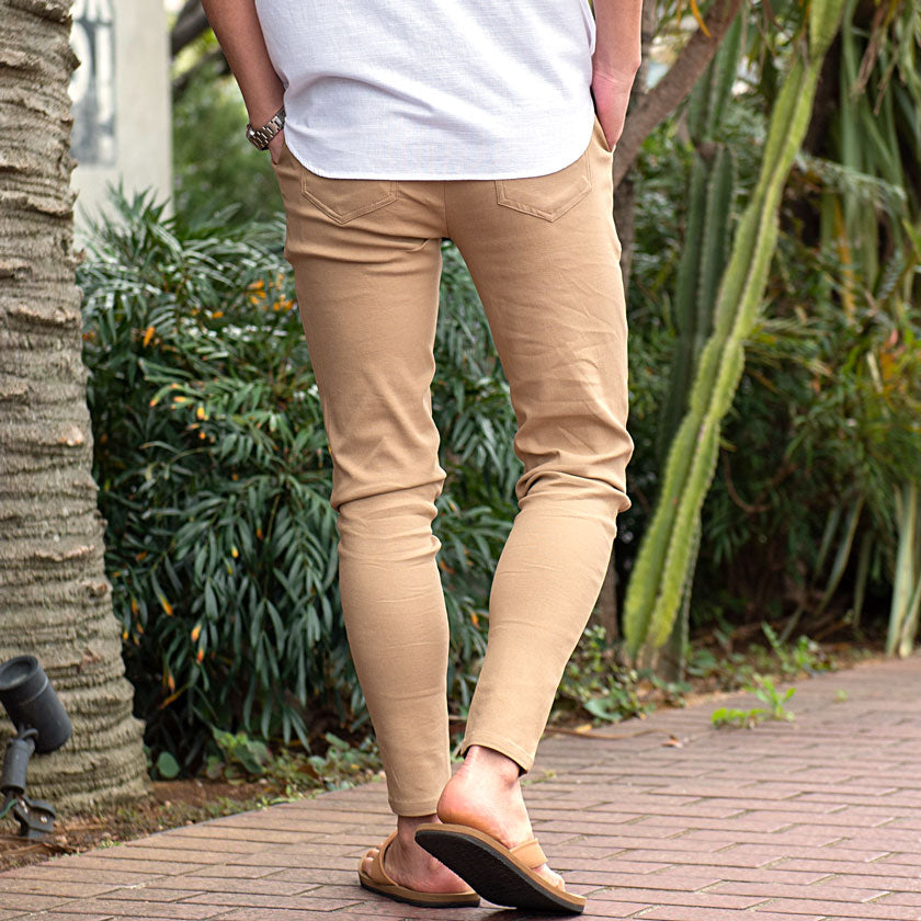 キャバリア CavariA CavariA 接触冷感スキニーパンツ ストレッチ