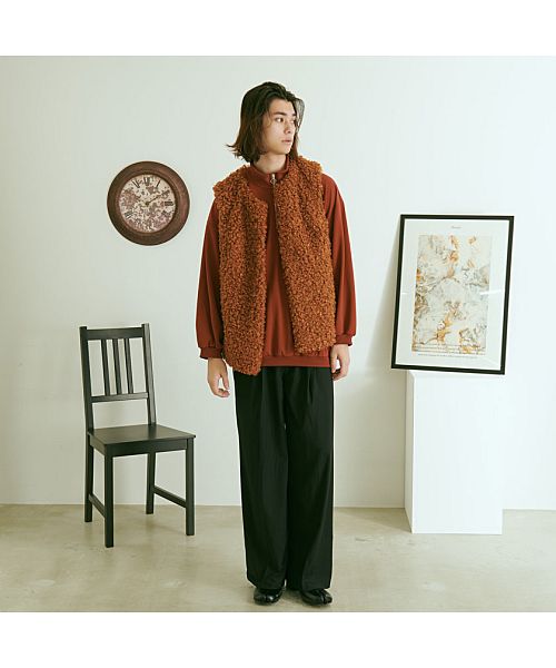 キャバリア CavariA CavariA プードルファーベスト もこもこ