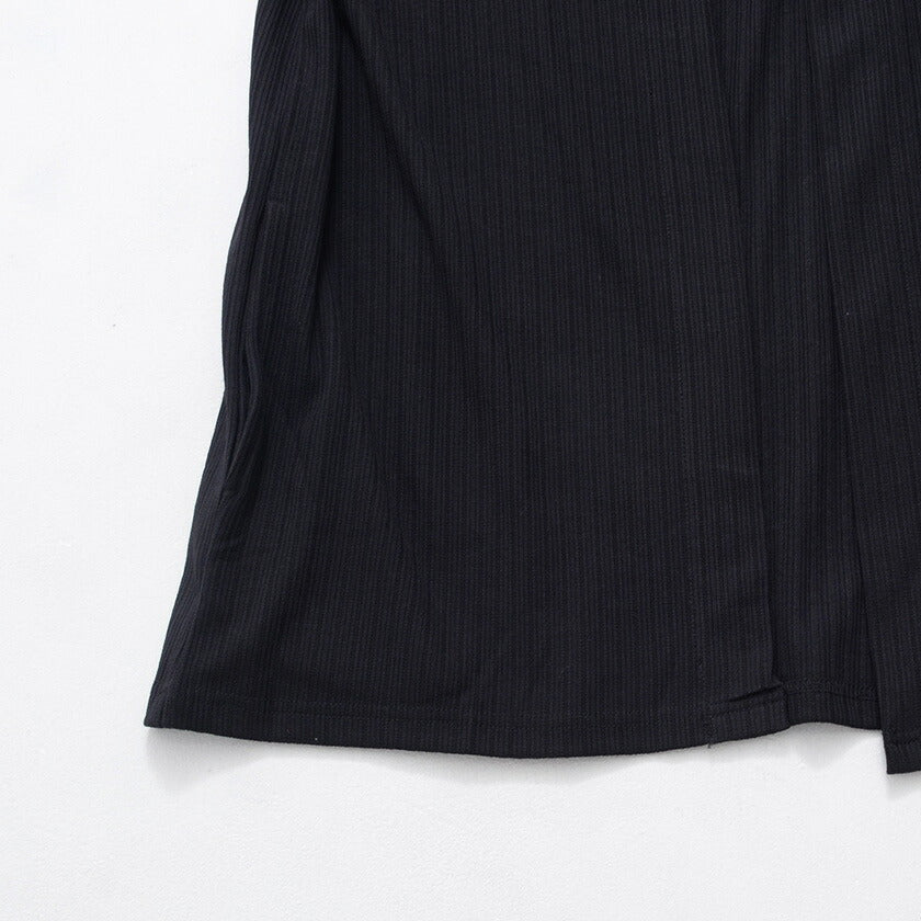 キャバリア CavariA CavariA ストライプニットソーノーカラー7分カーディガン 羽織 （70(NAVY/ネイビー)） 70(NAVY/ネイビー)