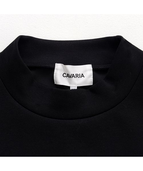 キャバリア CavariA C.V.R.A 別注ロゴ刺繍入りモックネックトレーナー×止水ジップパンツセットアップ 上下セット （GRY(グレー)） GRY(グレー)