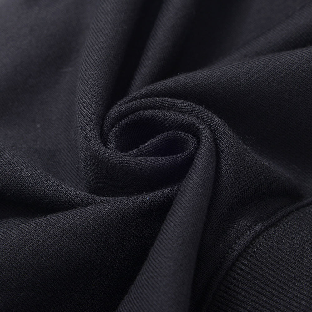 キャバリア CavariA CavariA クルーネック シルバー箔プリント長袖トレーナー