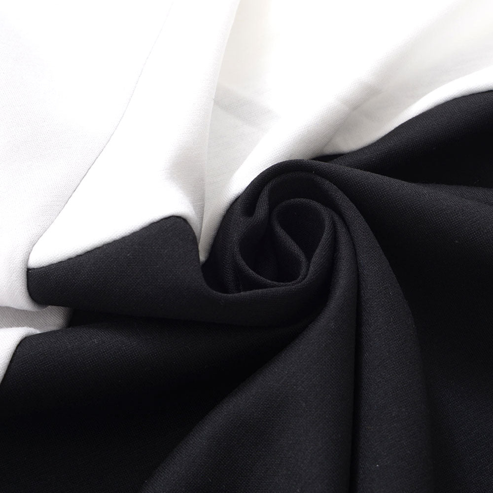 キャバリア CavariA CavariA クルーネック 切り替え長袖トレーナー