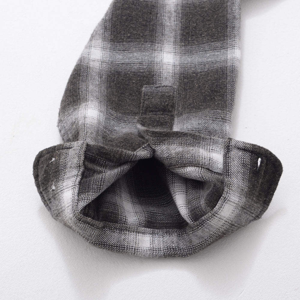 CavariA CavariA Snow Wash Check Long Sleeve Shirt