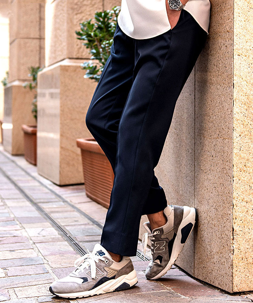 キャバリア CavariA CavariA スリムテーパードスラックス （NAVY(ネイビー)） NAVY(ネイビー)