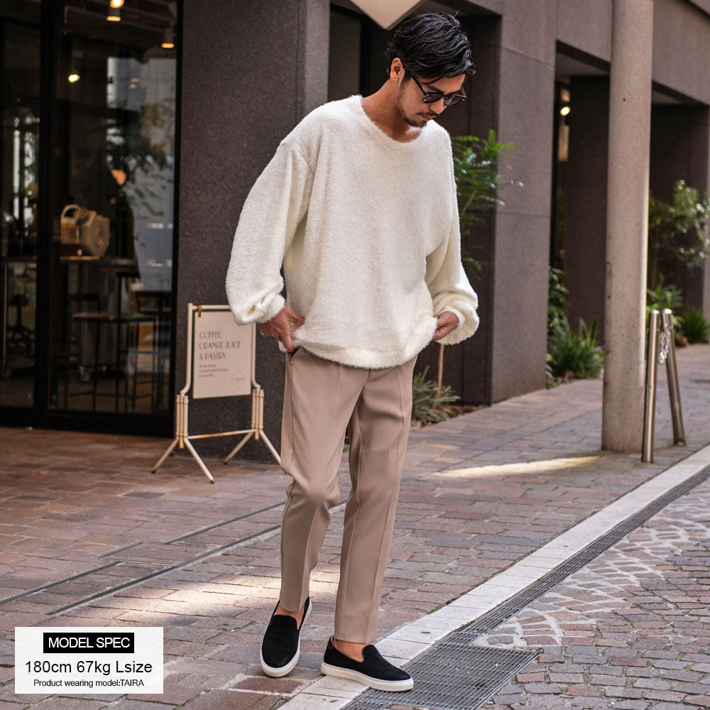 キャバリア CavariA CavariA シャギービッグシルエット長袖ニットソー （BLK(ブラック)） BLK(ブラック)