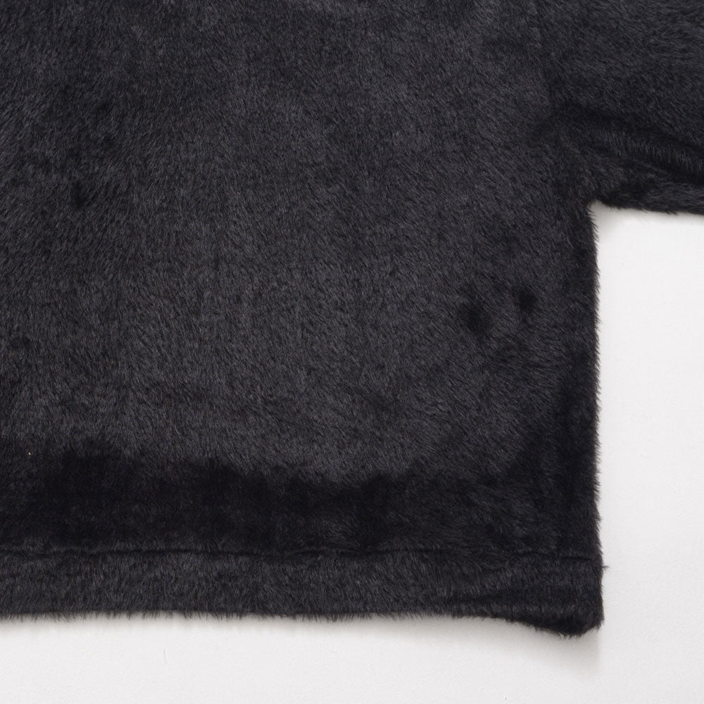 キャバリア CavariA CavariA シャギービッグシルエット長袖ニットソー （BLK(ブラック)） BLK(ブラック)