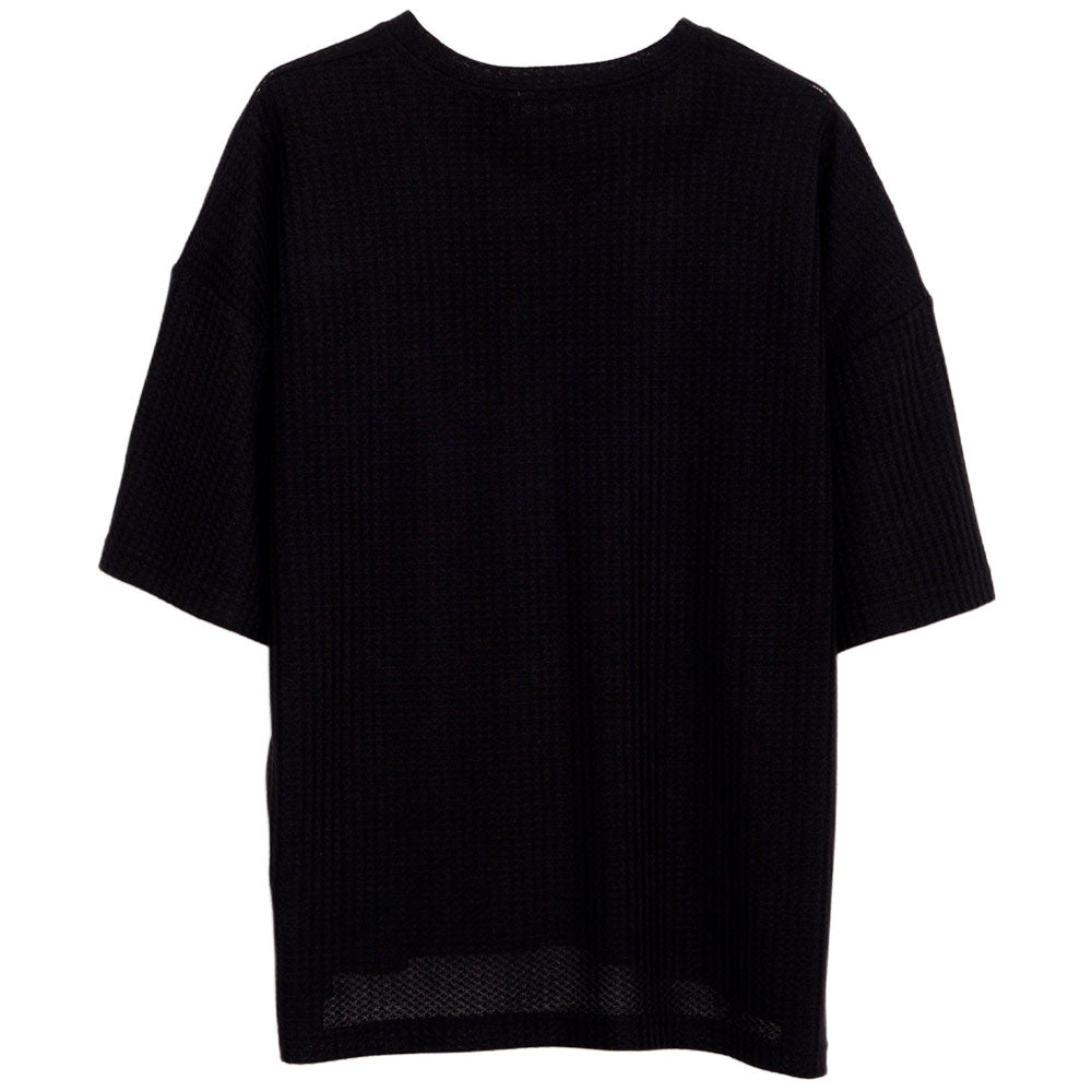 キャバリア CavariA CavariA ワッフル調半袖クルーネックTシャツ （GRN(グリーン)） GRN(グリーン)