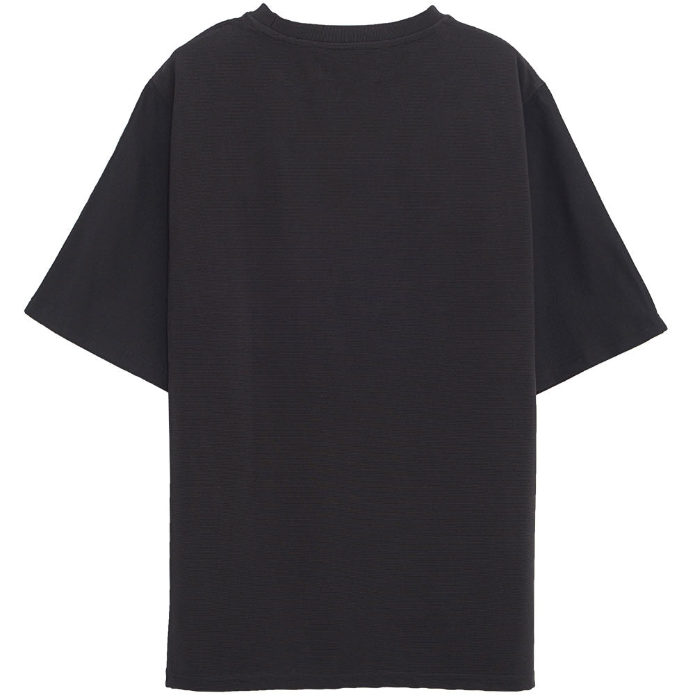 キャバリア CavariA CavariA クルーネック パネルサイドスリット半袖Tシャツ （GREIGE(グレージュ)） GREIGE(グレージュ)