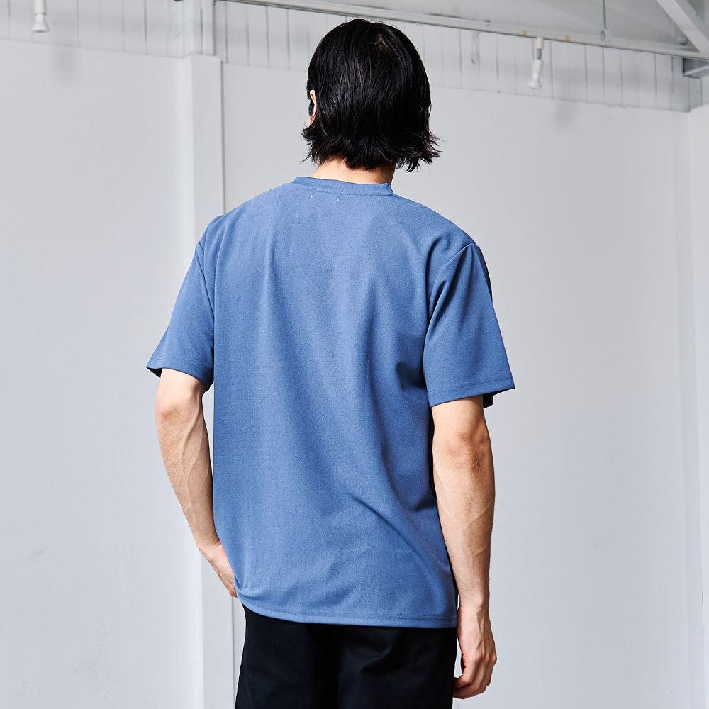 キャバリア CavariA CONVERSE アムンゼンポケットまたぎ刺繍半袖TEE （19(L.GRY/ライトグレー)） 19(L.GRY/ライトグレー)