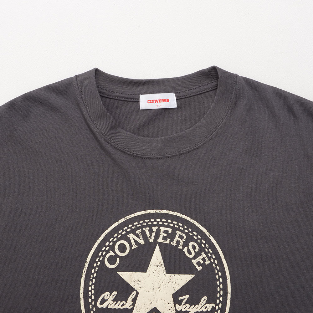 キャバリア CavariA CONVERSE アンクル＆ロゴ発泡プリント半袖TEE （67(NAVY/ネイビー)） 67(NAVY/ネイビー)