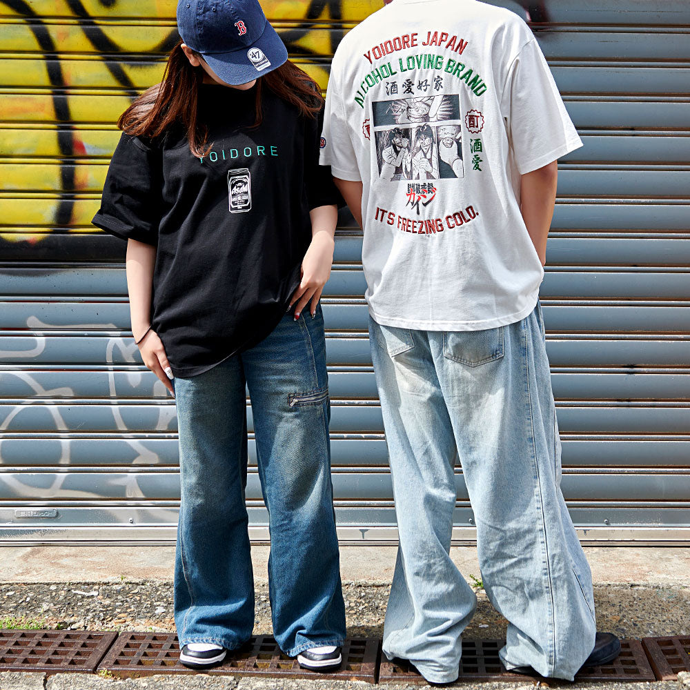 キャバリア CavariA YOIDORE クルーネック半袖Tシャツ カイジコラボB （90(WHT/ホワイト)） 90(WHT/ホワイト)