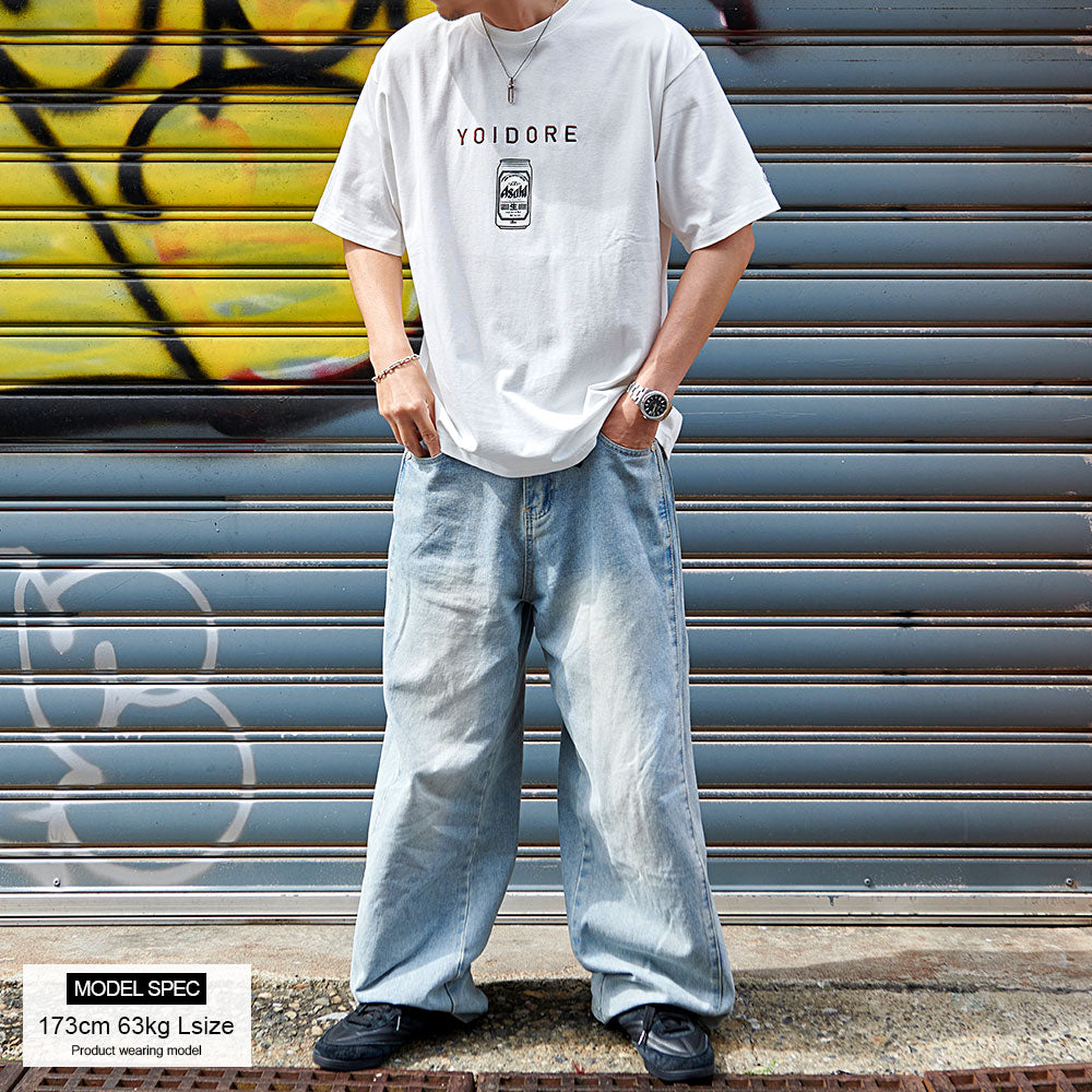キャバリア CavariA YOIDORE クルーネック半袖Tシャツ カイジコラボB （90(WHT/ホワイト)） 90(WHT/ホワイト)