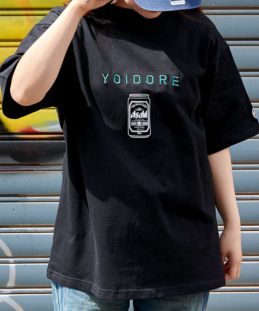 キャバリア CavariA YOIDORE クルーネック半袖Tシャツ カイジコラボB （99(BLK/ブラック)） 99(BLK/ブラック)