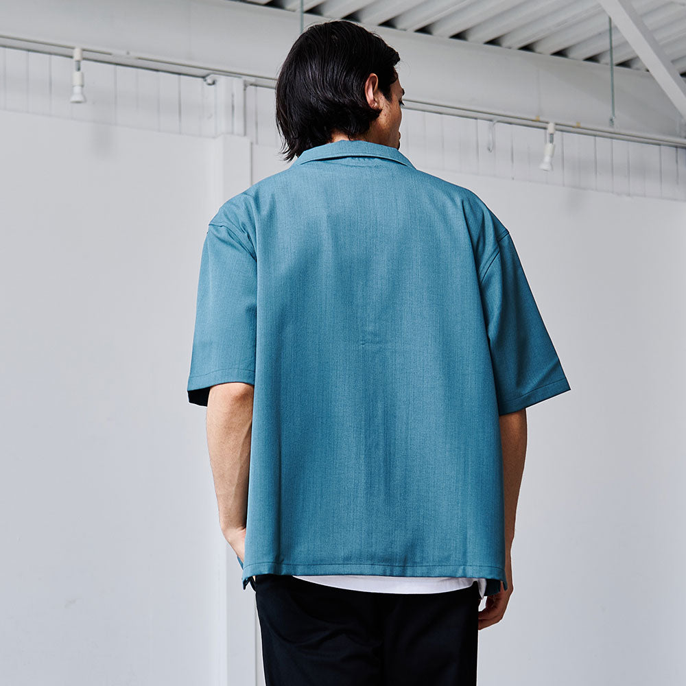 キャバリア CavariA U.S. POLO ASSN. オープンカラー半袖シャツ （22(BEG/ベージュ)） 22(BEG/ベージュ)
