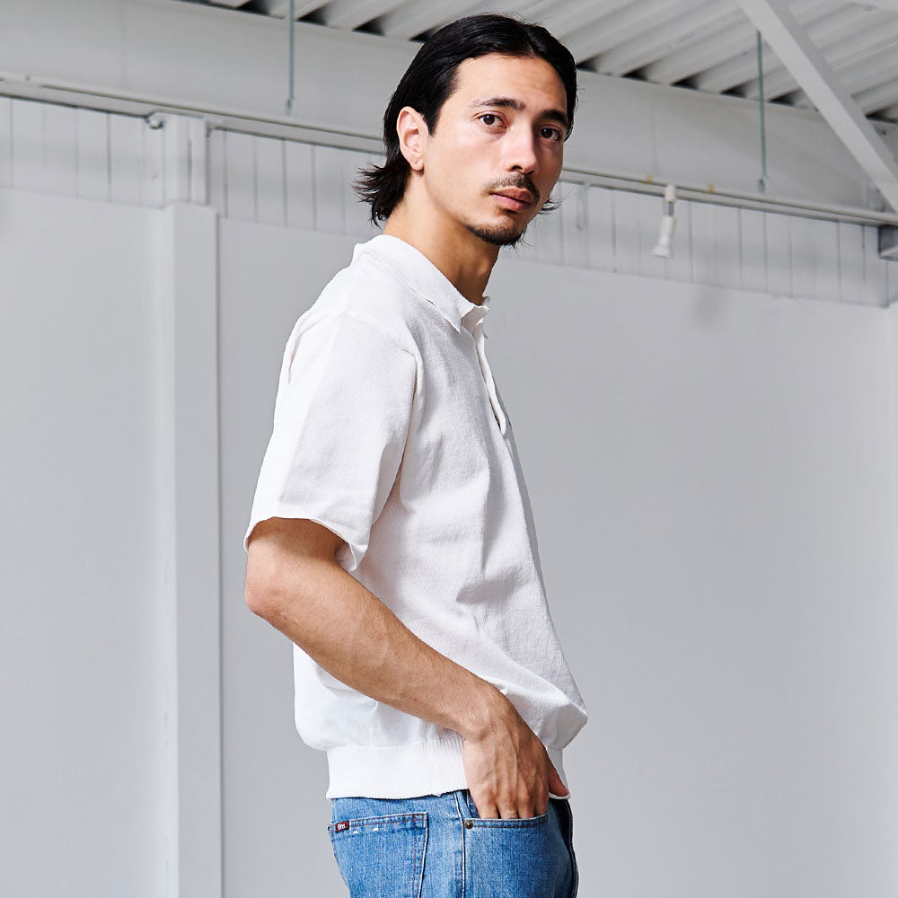 キャバリア CavariA U.S. POLO ASSN. 半袖ニットポロシャツ （61(NAVY/ネイビー)） 61(NAVY/ネイビー)