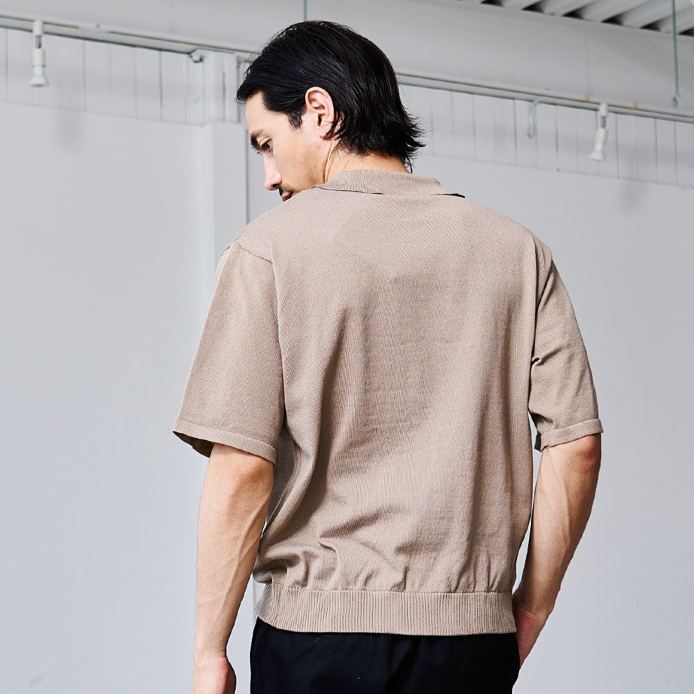 キャバリア CavariA U.S. POLO ASSN. 半袖ニットポロシャツ （61(NAVY/ネイビー)） 61(NAVY/ネイビー)
