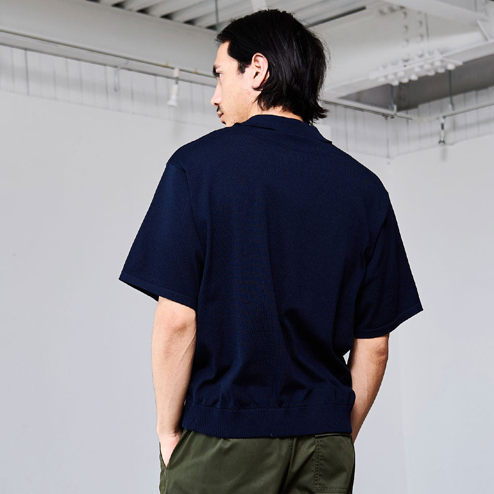 キャバリア CavariA U.S. POLO ASSN. 半袖ニットポロシャツ （61(NAVY/ネイビー)） 61(NAVY/ネイビー)