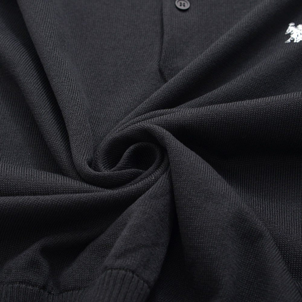 キャバリア CavariA U.S. POLO ASSN. 半袖ニットポロシャツ （61(NAVY/ネイビー)） 61(NAVY/ネイビー)