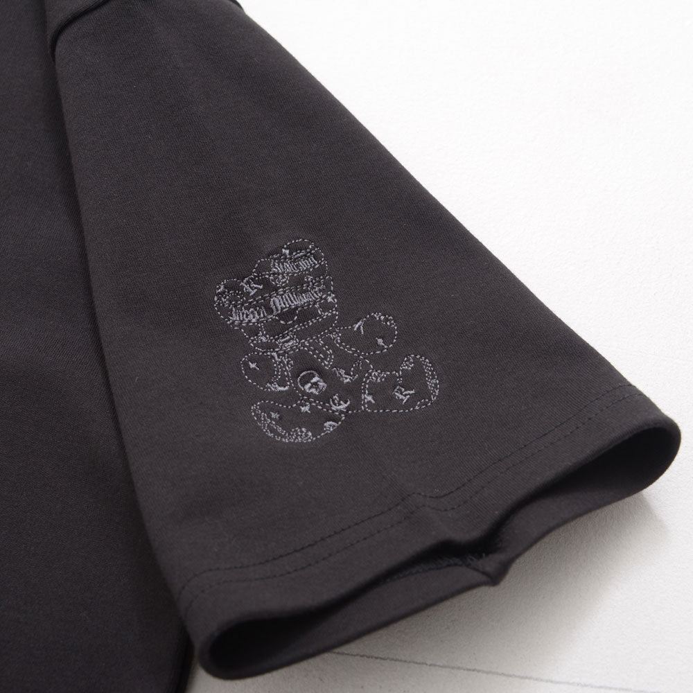 キャバリア CavariA Hollywood rich.& NO.5ブレイクハート半袖Tシャツ （2.BLACK(ブラック)） 2.BLACK(ブラック)