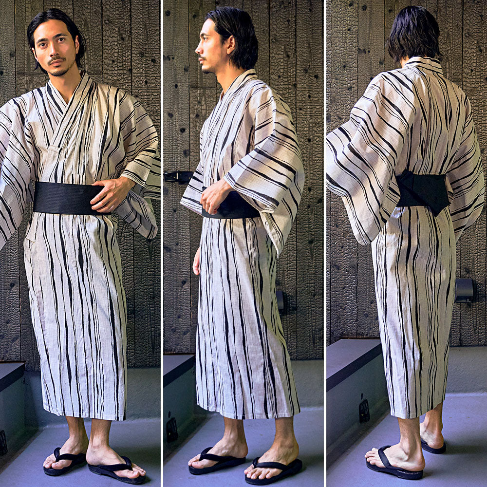 キャバリア CavariA CavariA 総柄浴衣(浴衣と帯セット) 2点セット （D柄） D柄