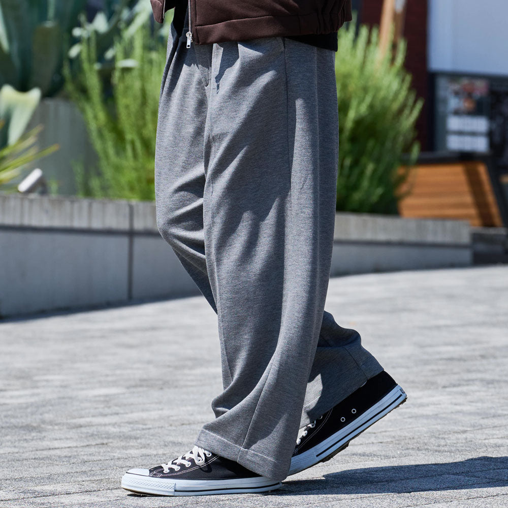 キャバリア CavariA CavariA ポンチ2タックワイドパンツ セットアップ可 （BLK(ブラック)） BLK(ブラック)