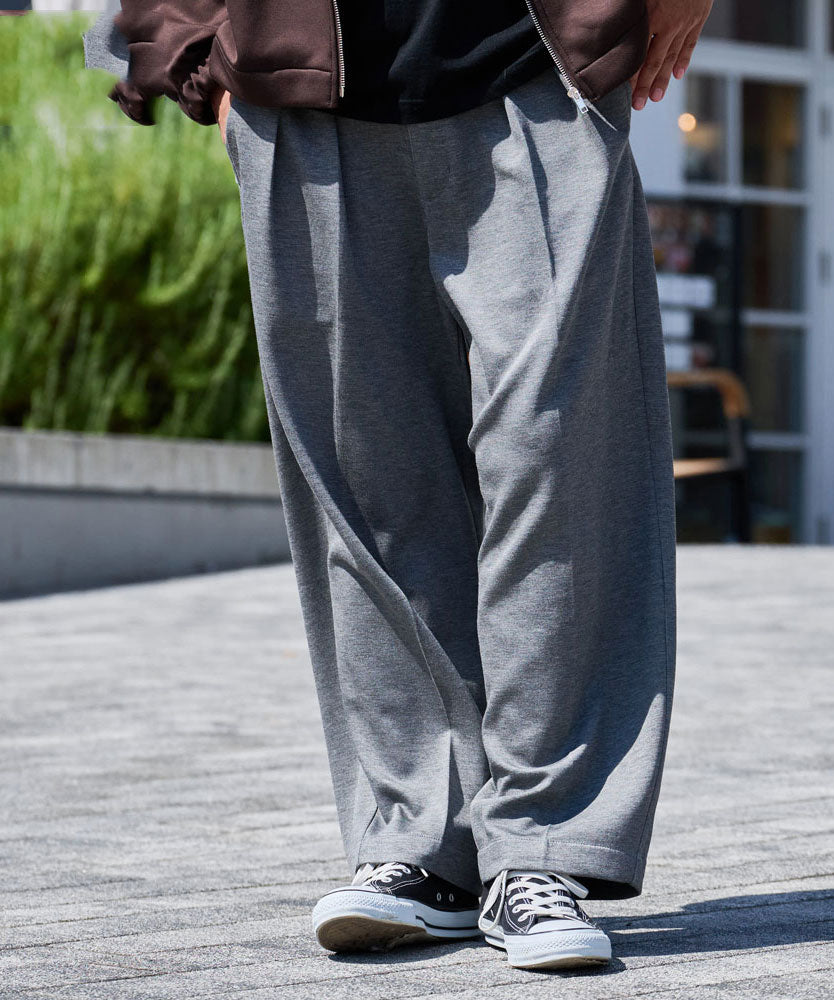 キャバリア CavariA CavariA ポンチ2タックワイドパンツ セットアップ可 （GRY(グレー)） GRY(グレー)