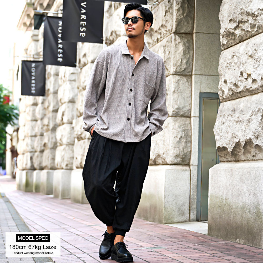 キャバリア CavariA CavariA ワイドジョガーパンツ （GRY(グレー)） GRY(グレー)