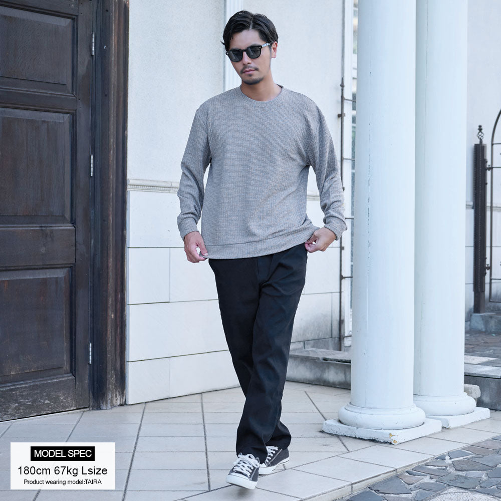 キャバリア CavariA CavariA ワッフルニットソートレーナー （10(GRY/グレー)） 10(GRY/グレー)