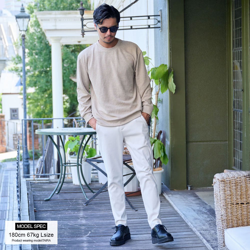 キャバリア CavariA CavariA ワッフルニットソートレーナー （10(GRY/グレー)） 10(GRY/グレー)