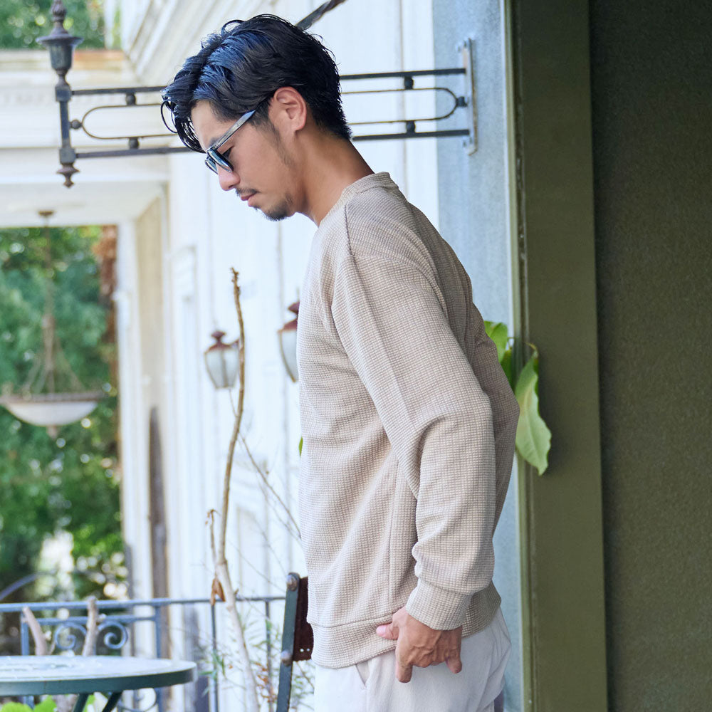 キャバリア CavariA CavariA ワッフルニットソートレーナー （10(GRY/グレー)） 10(GRY/グレー)
