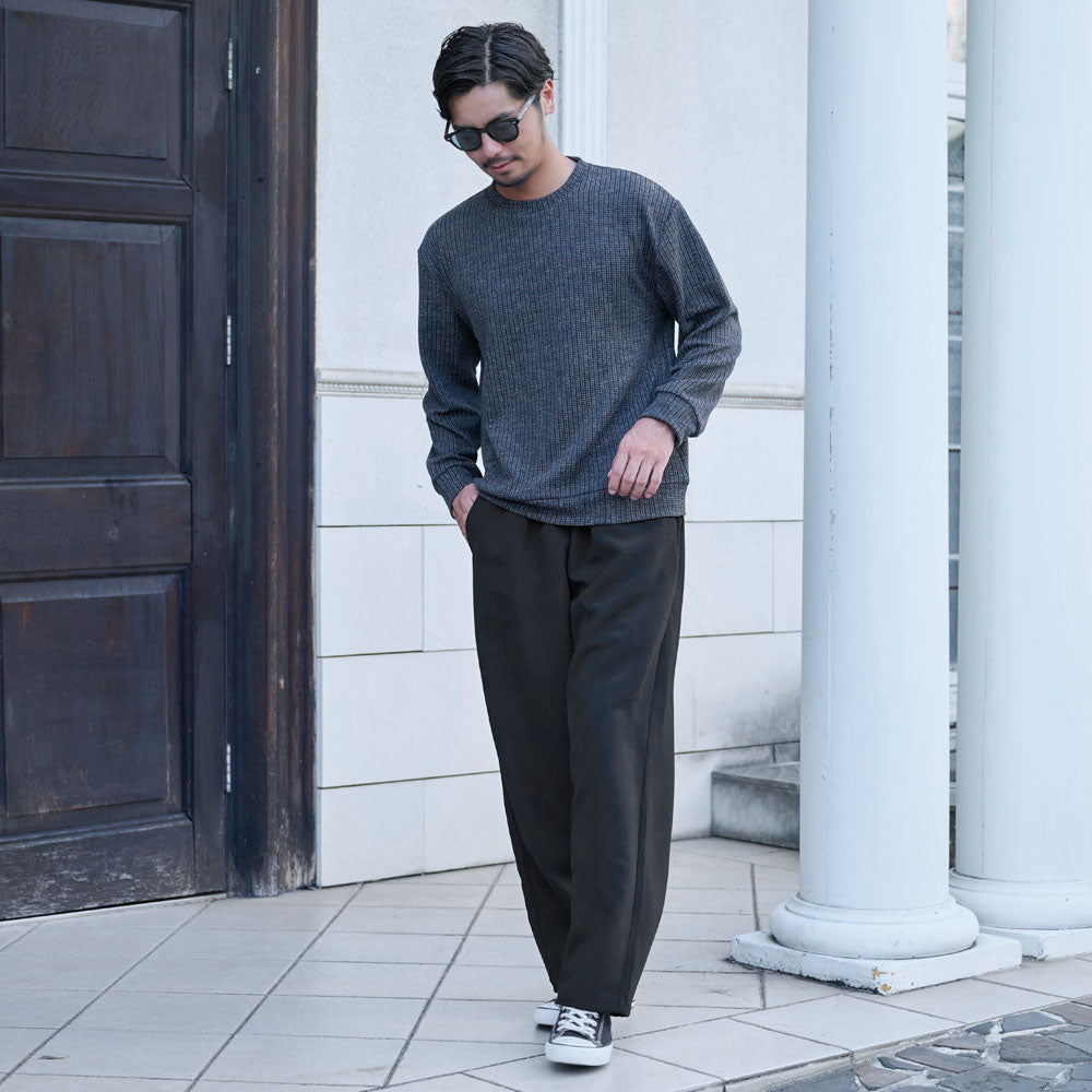 キャバリア CavariA CavariA ワッフルニットソートレーナー （10(GRY/グレー)） 10(GRY/グレー)