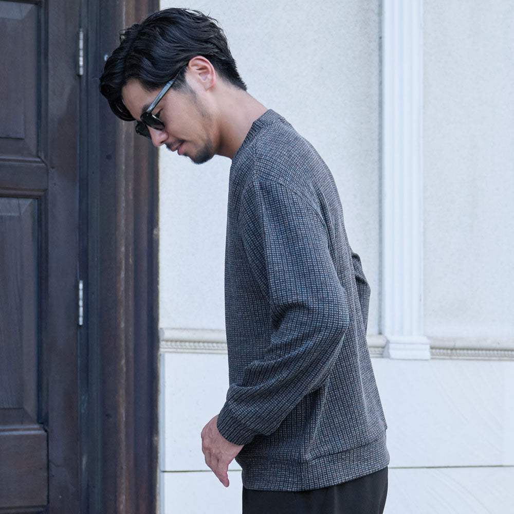 キャバリア CavariA CavariA ワッフルニットソートレーナー （10(GRY/グレー)） 10(GRY/グレー)