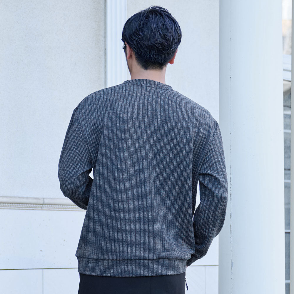 キャバリア CavariA CavariA ワッフルニットソートレーナー （10(GRY/グレー)） 10(GRY/グレー)