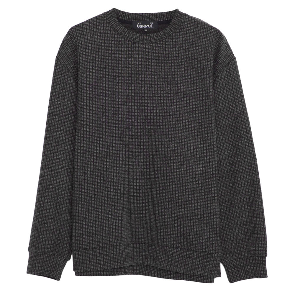 キャバリア CavariA CavariA ワッフルニットソートレーナー （10(GRY/グレー)） 10(GRY/グレー)