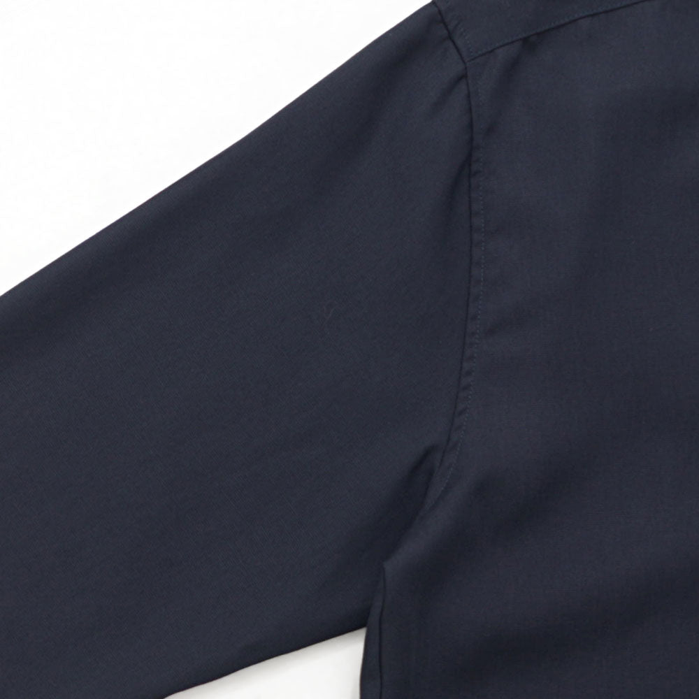 キャバリア CavariA CavariA 日本製スキッパーバンドカラールーズ長袖シャツ （NAVY(ネイビー)） NAVY(ネイビー)