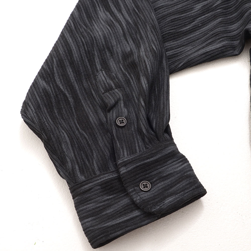 キャバリア CavariA CavariA ポリコーデュロイシャツ （BLK(ブラック)） BLK(ブラック)