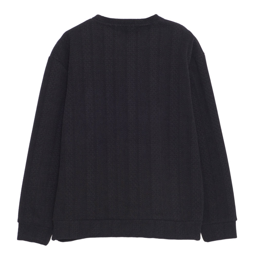 キャバリア CavariA CavariA モールパターン柄トレーナー （90(BLK/ブラック)） 90(BLK/ブラック)