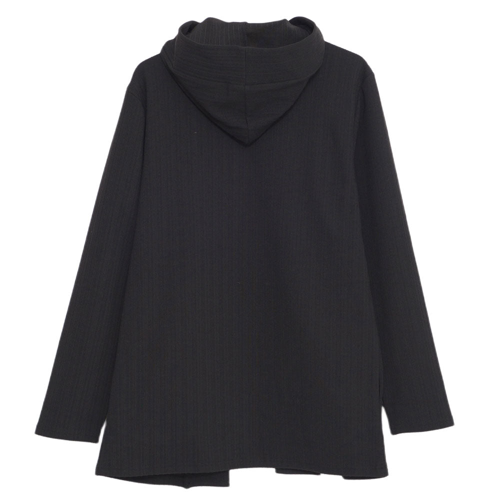 キャバリア CavariA CavariA ストライプヘリボーンフード付きカーデ （10(GRY/グレー)） 10(GRY/グレー)