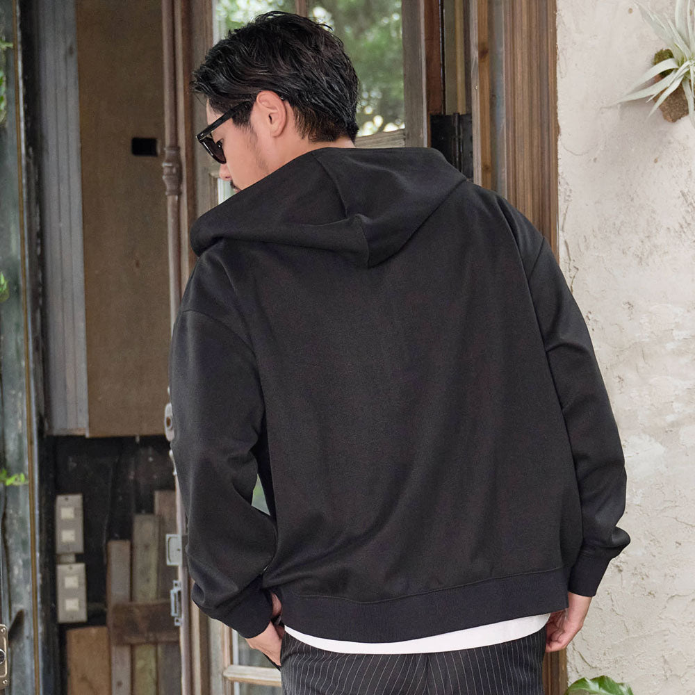 キャバリア CavariA CavariA ヘリンボンZIPパーカー （CHARCOAL(チャコール)） CHARCOAL(チャコール)