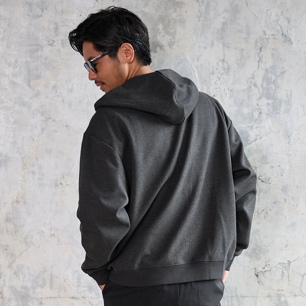 キャバリア CavariA CavariA ヘリンボンZIPパーカー （CHARCOAL(チャコール)） CHARCOAL(チャコール)