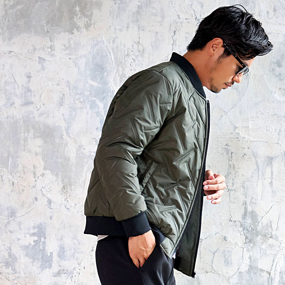 キャバリア CavariA CavariA シームレスMA-1 （BLK(ブラック)） BLK(ブラック)