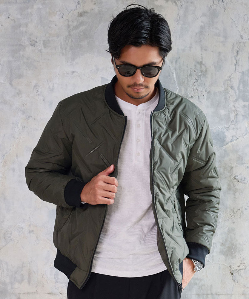 キャバリア CavariA CavariA シームレスMA-1 （KHA(カーキ)） KHA(カーキ)