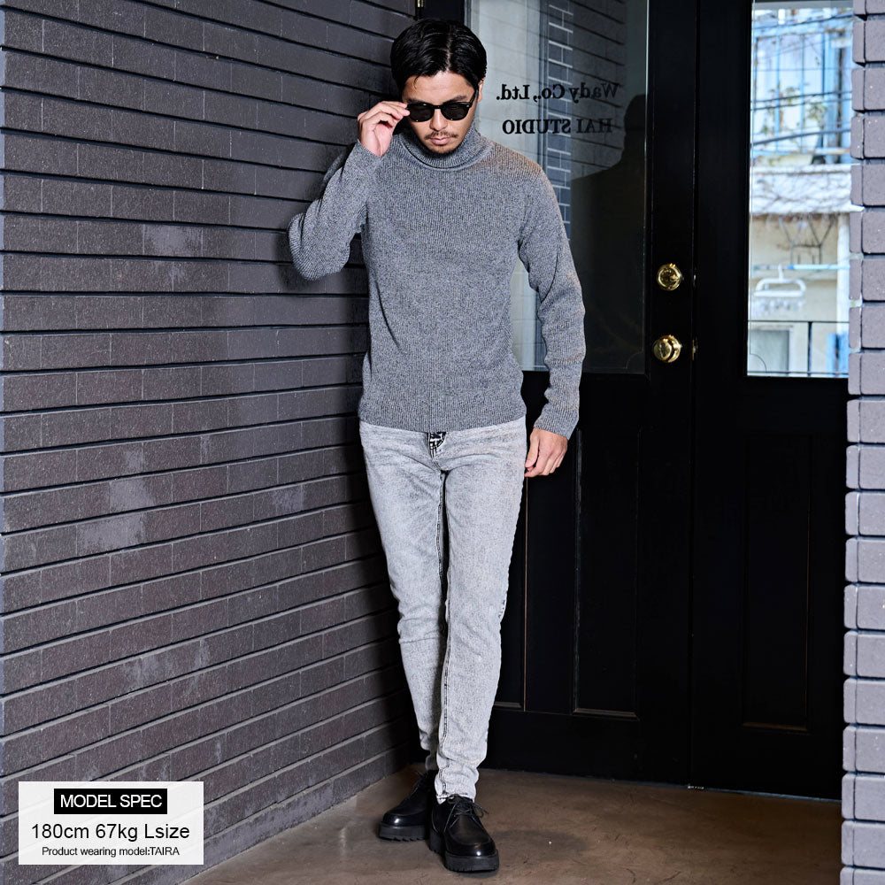 キャバリア CavariA CavariA デニムケミカルスキニー （BLU(ブルー)） BLU(ブルー)