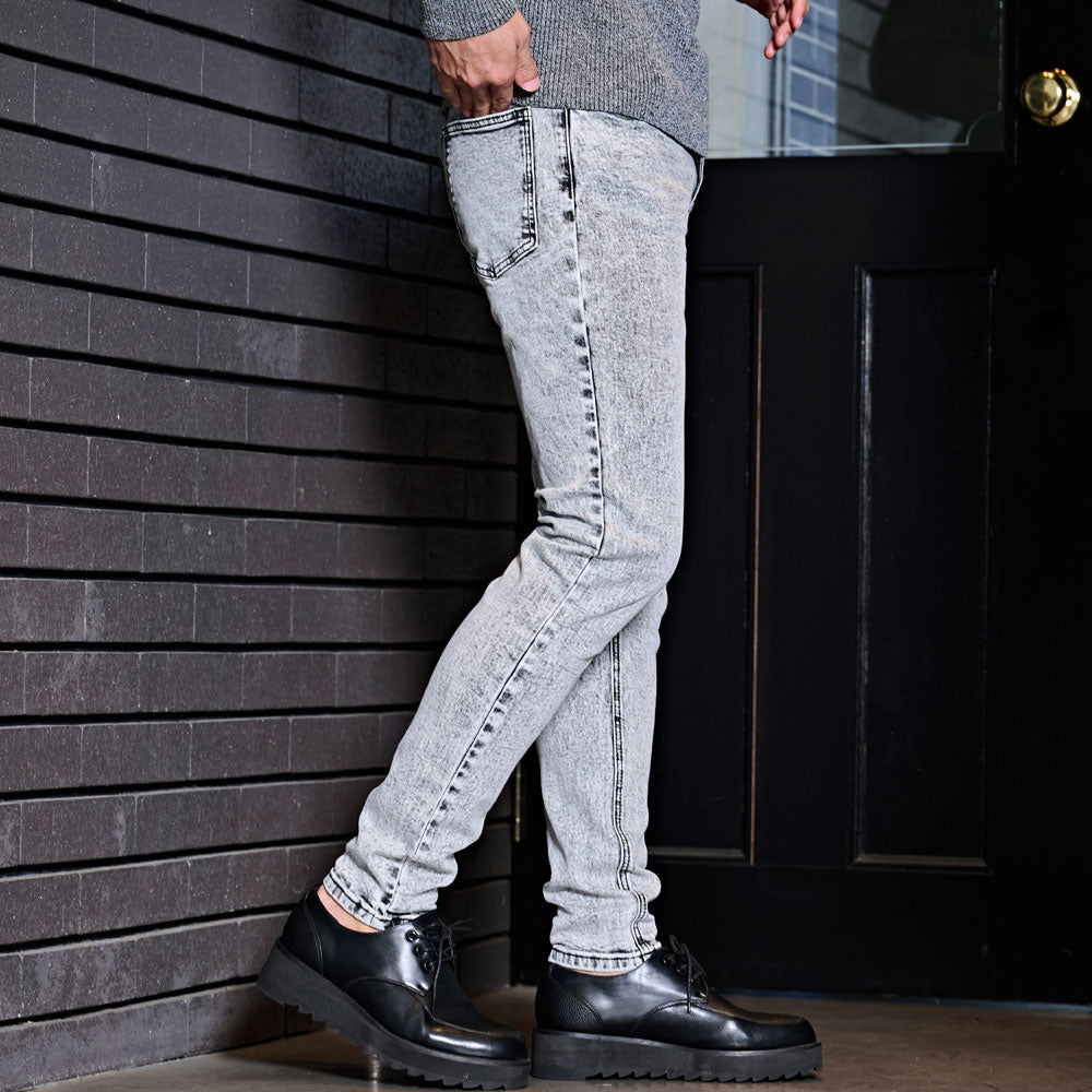 キャバリア CavariA CavariA デニムケミカルスキニー （BLU(ブルー)） BLU(ブルー)